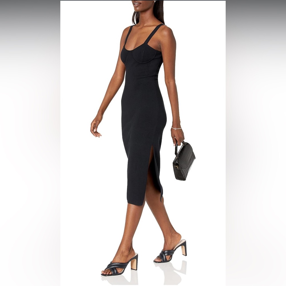 The Drop Sylvia Elegant Sleeveless Midi Sweater Dress